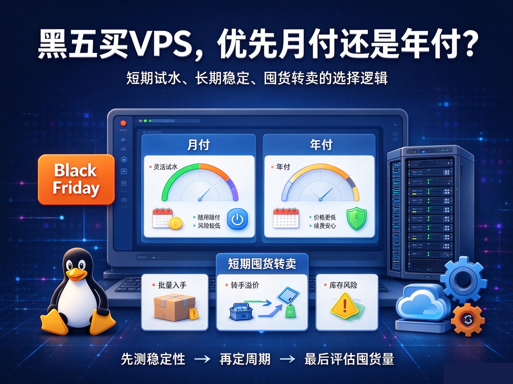 黑五买VPS，优先月付还是年付？